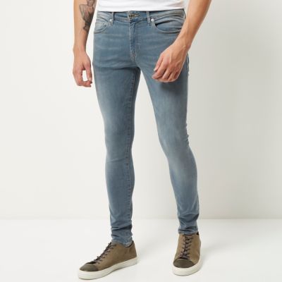 Mid blue wash Danny super skinny jeans